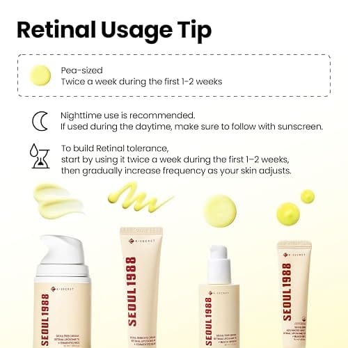 K-SECRET SEOUL 1988 Retinal Eye Cream – Formulated with Advanced Retinal Liposome 4% and Fermented Bean for Smoother, Refreshed-Looking Eyes | Korean Skincare, 30ml / 1.01 fl oz thumbnail 6