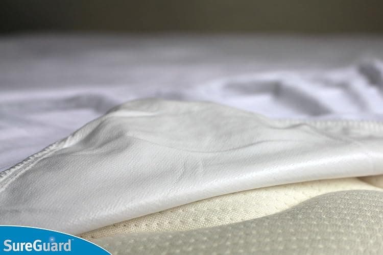 SureGuard Twin Extra Long (XL) Mattress Protector - 100% Waterproof, Hypoallergenic - Premium Fitted Cotton Terry Cover thumbnail 3