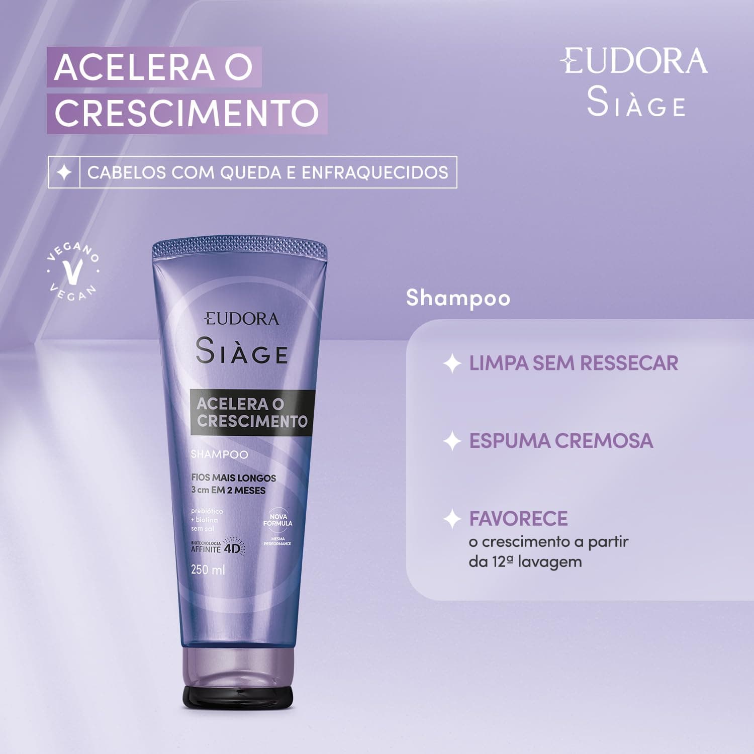 SIAGE SHAMP ACELERA CRESC V3 250ml thumbnail 4