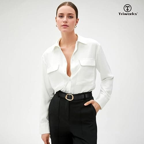 TRIWORKS 2 Pack Leather Belts for Women Fashion Waist Belt with Liquid Shapes Women Belt for Jeans Pants Dresses thumbnail 3