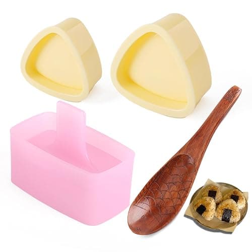 3 Pack Musubi Press Kit with Onigiri Mold，Non-Stick Sushi Maker for Bento Boxes, Kid Lunch & Homemade Musubi (Easy Demold) - Image 1