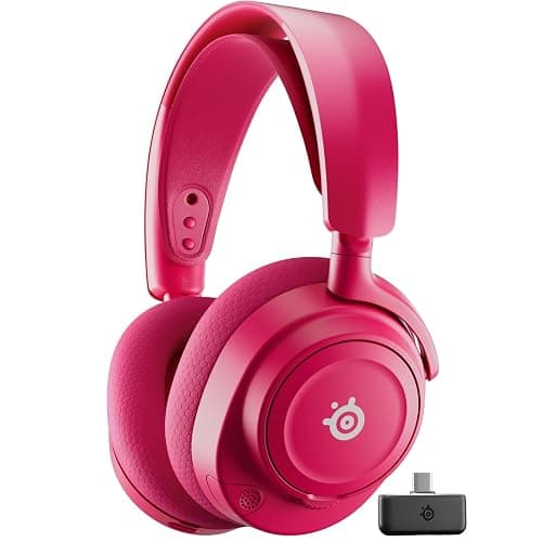 SteelSeries Arctis Nova 7 Wireless Gen 2 Gaming Headset - Real-Time App Control, 50+ HR Play, Neodymium Drivers, Mix 2.4GHz/Bluetooth, PC, PS5, PS4, Switch 1/2, Mobile - Magenta - Image 1