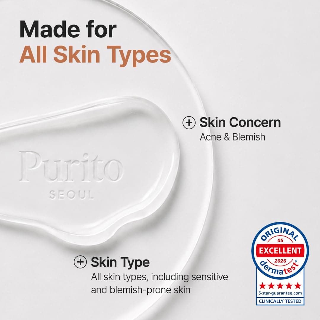 PURITO Oat In Calming Gel Cream, Non-Comedogenic, 77% Oat Seed Water Lightweight Water-Gel Face Moisturizer, Fragrance-Free, Vegan Korean Skincare, Sensitive & Blemish-Prone Skin, 100ml thumbnail 5