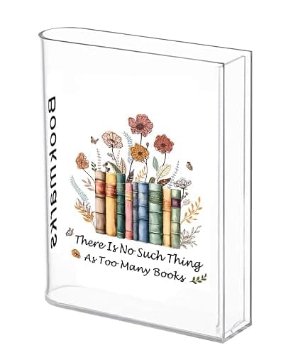 Book Shaped Bookmark Holder, Reading Accessories Gift for Book Lovers, Women, Librarians - Image 1