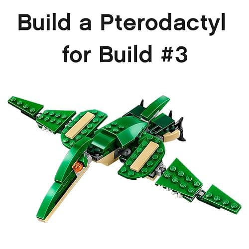 LEGO Creator 3 in 1 Mighty Dinosaur Toy, Transforms from T. rex to Triceratops to Pterodactyl Dinosaur Figures, Great Gift for 7-12 Year Old Boys & Girls, 31058 thumbnail 6