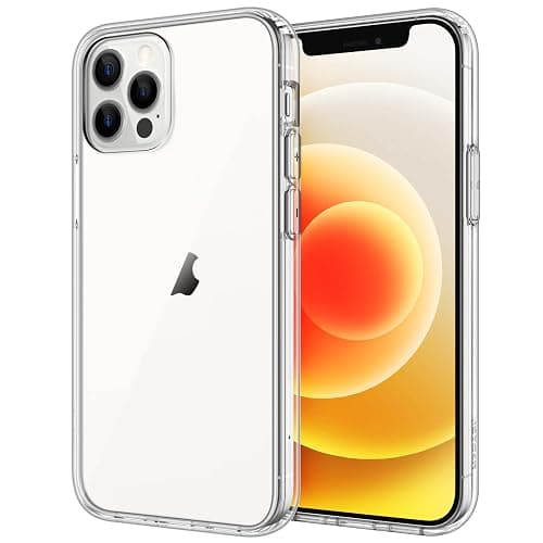 JETech Case for iPhone 12/12 Pro 6.1-Inch, Non-Yellowing Shockproof Phone Bumper Cover, Anti-Scratch Clear Back (Clear) - Image 1