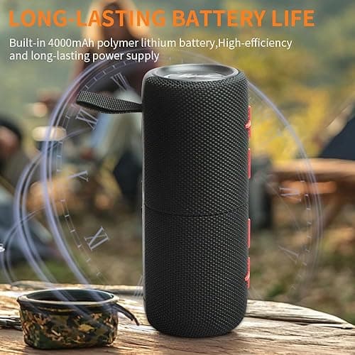 2 in 1 Magnetic Dual Splittable Bluetooth Speaker, IPX6 Waterproof Split Portable Wireless Speaker with 20W Loud Stereo Sound ,Bluetooth V5.3, 24H Playtime, Multiple pairing for Home,Outdoor or Travel thumbnail 9