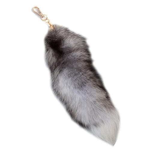 LIANXUE Animal Tail Key-Ring Tails Chain Keychain Personalized Animal Keyring Gift Long Charm Keychain for Women Girl - Image 1