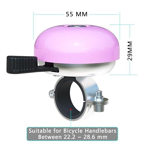 Greallthy Bike Bell Classic Bike Bells for Adults Kids, Bicycle Bell for Handlebars Adult, Loud Sound Beach Cruiser Mountain Bike Bell Accessories. thumbnail 3