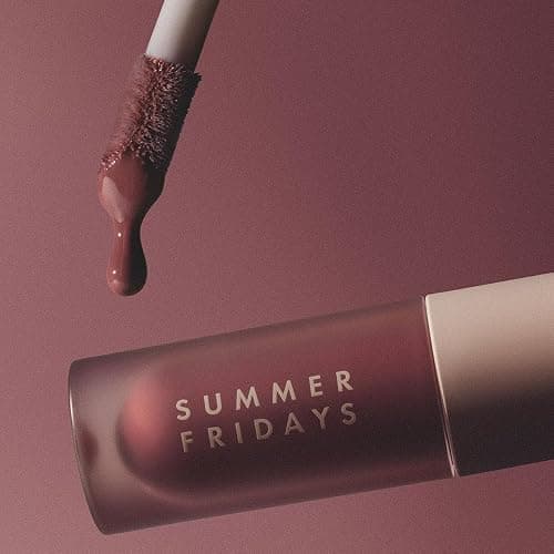 Summer Fridays Dream Lip Oil - Tinted Lip Oil with Moisturizing Sheer Coverage, High-Shine and Deep Hydration - Non-Sticky Formula for Long-Lasting Softness - Soft Mauve (0.15 Oz) thumbnail 5