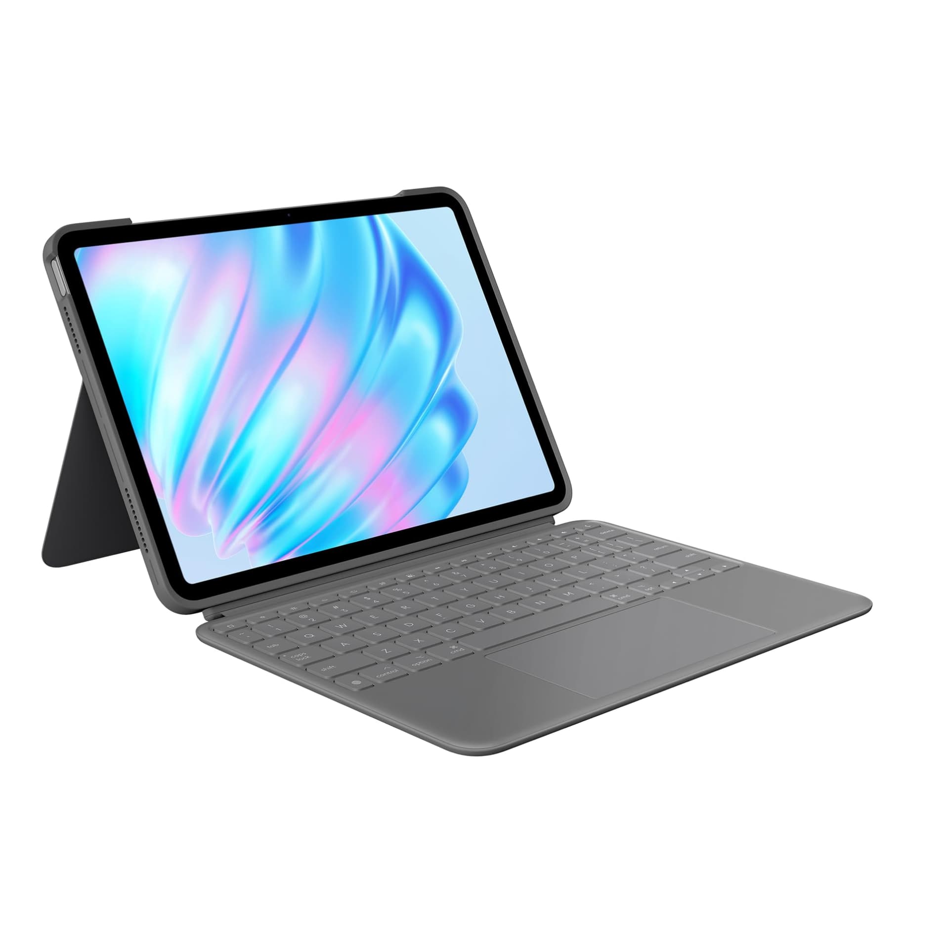 Logitech Combo Touch iPad Air 11-inch (M2 & M3), iPad Air (5th gen - 2022) Keyboard Case - Detachable Backlit Keyboard with Kickstand - Image 1