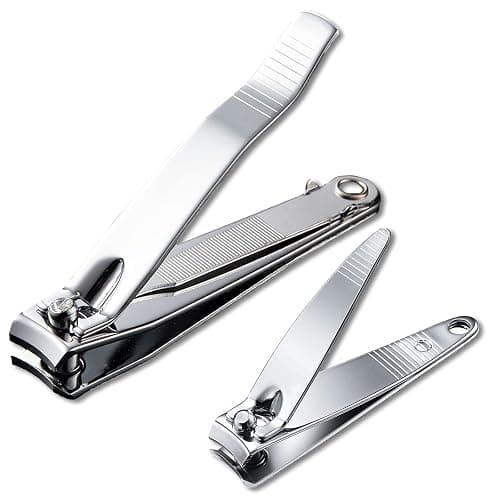 ULYSIA Nail Clippers Set, Ultra Sharp Stainless Steel Fingernail and Toenail Clipper Cutters,Travel Nail Kit for Men Women - Image 1