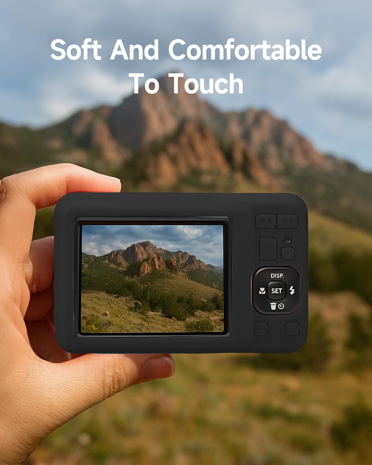 T Tersely for Kodak PIXPRO FZ55 Case - Soft Silicone Protective Cover, Anti-Scratch, Slim Fit & Lightweight, Perfectly Snug for Your Camera (Black) thumbnail 6