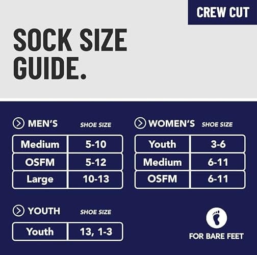 For Bare Feet Shattered Camo Crew Sock NFL thumbnail 3