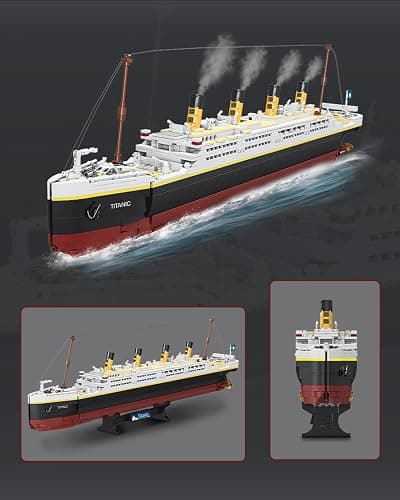 dOvOb Titanic Model Building Blocks Set, 2022 Pieces Bricks, Compatible with Major Brands thumbnail 4
