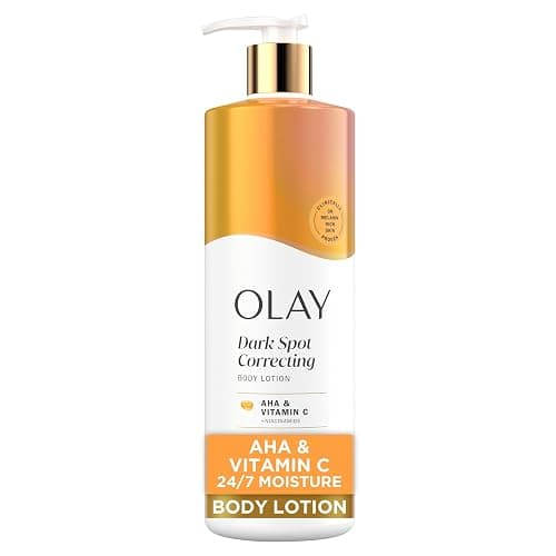 Olay Dark Spot Correcting Body Lotion with AHA, Vitamin C and Niacinamide, Exfoliating Body Lotion to Lift Away Discoloration, 502 mL - Image 1