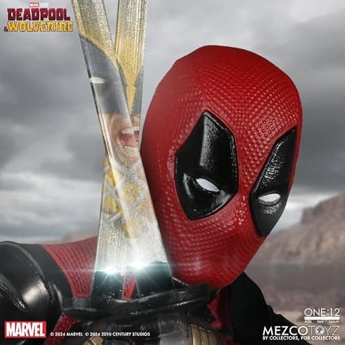 Mezco Toyz One:12 Collective Deadpool & Wolverine: Deadpool 1/12 Scale Collectible Figure thumbnail 2