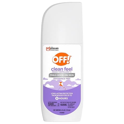 OFF! Clean Feel Insect Repellent Spritz with 20% Picaridin, Bug Spray with Long Lasting Protection from Mosquitoes, Feels Good on Skin, 4 oz thumbnail 9