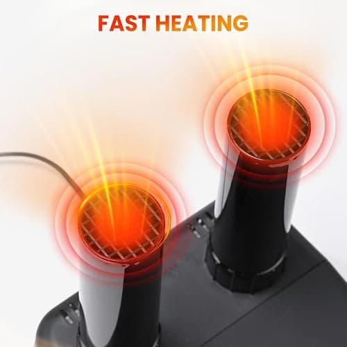 TRUSTECH Boot Dryer for Work Boot, Boot Warmer for Men, Fast Drying, Overheat Protection, One-button Easy Operation, Constant Temp, Ultra Quiet, Shoe Dryer for Sneakers, Snow Boots, Socks, Gloves thumbnail 9