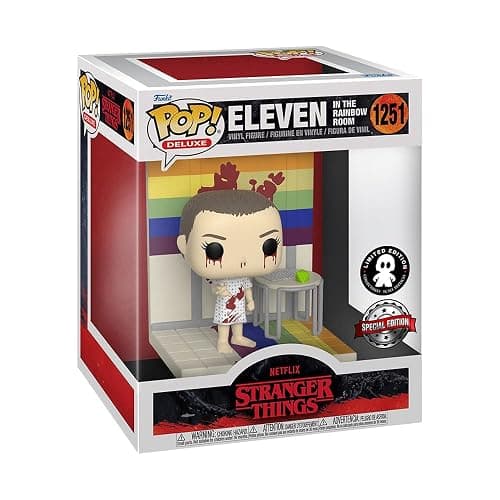 Funko POP! Deluxe: Stranger Things - Eleven in The Rainbow Room - Exclusive Vinyl Figure - #1251, Multicolor thumbnail 3