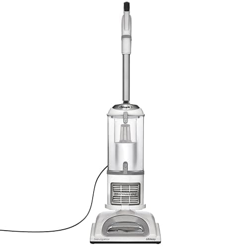 Shark | Upright Vacuum Cleaner | Navigator Lift-Away | Swivel Steering | HEPA Filter | Vacuum for Pet Hair | Crevice Tool & Dusting Brush Included | For Carpets & Hard Floors | White/Silver | NV356E - Image 1
