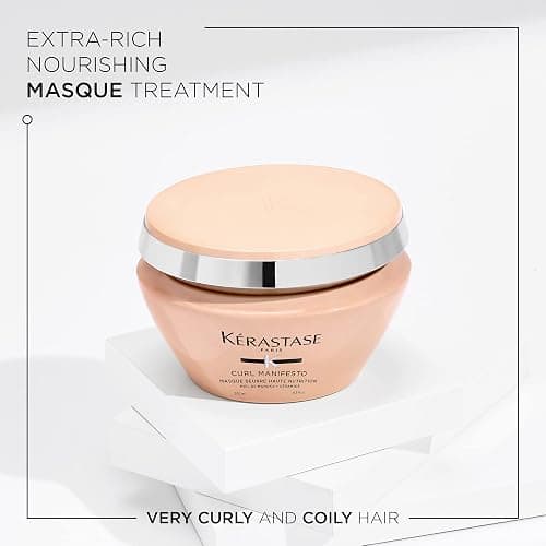 Kérastase | Haarmaske für krauses und lockiges Haar, Gegen Haarbruch und Frizz, Masque Beurre Haute Nutrition, Curl Manifesto, 200 ml thumbnail 2