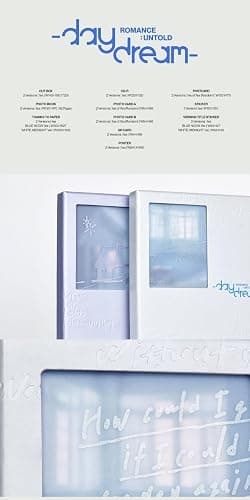 ENHYPEN 2nd Album [ROMANCE : UNTOLD] daydream Repackage (White Midnight ver.) + [P.O.B Extra Special Photocard] thumbnail 2