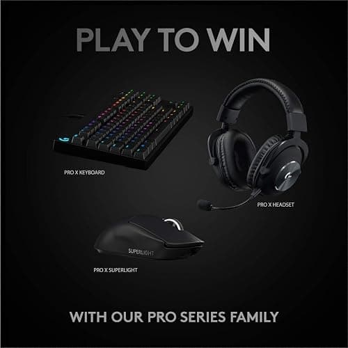 Logitech G PRO X SUPERLIGHT Wireless Gaming Mouse, Ultra-Lightweight, HERO 25K Sensor, 25,600 DPI, 5 Programmable Buttons, Long Battery Life, Compatible with PC / Mac - Black thumbnail 10