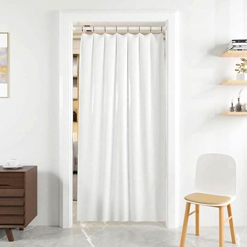 Curtain Poles No Drilling Adjustable Shower Poles Extendable Anti-Slip Ends Tension Rod For Curtain Pole For Wardrobe,Bathroom Black 67-90CM thumbnail 2