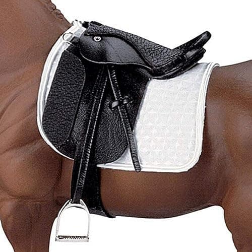Breyer Traditional Stoneleigh II Dressage Saddle - Black (1: 9 Scale), Multicolor - Image 1