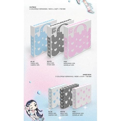 NewJeans - 2nd EP Get Up [Bunny Beach Bag ver.] Album (NEWJEANS ver.) + 3 Extra Photocards Set thumbnail 4