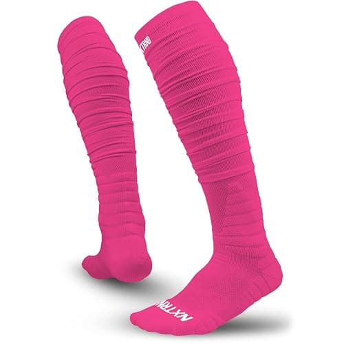 Nxtrnd XTD Scrunch Football Socks, Extra Long Padded Sport Socks for Men & Boys - Image 1