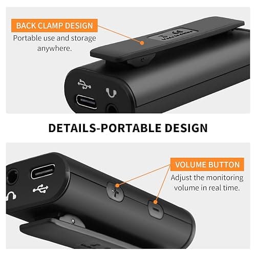 JOYO Guitar Audio Interface Pocket Internal Recording Sound Card with Type-C and Lightning for Phone Portable and Lightweight Plug & Play (MOMIX CAB) thumbnail 4