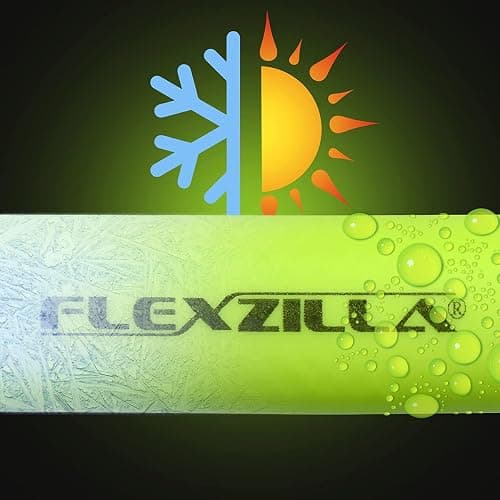 Flexzilla Air Hose, 3/8 in. x 50 ft., 1/4 in. MNPT Fittings, Heavy Duty, Lightweight, Hybrid, ZillaGreen - HFZ3850YW2 thumbnail 8