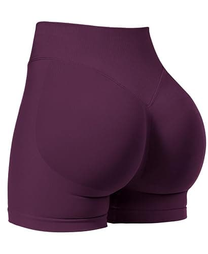 VOYJOY Women Workout Impact Shorts 2.5"/ 3.6"/ 4.5"/ 6" Scrunch Butt Lifting Gym Seamless Booty Biker Shorts - Image 1