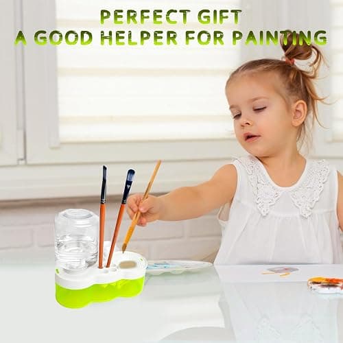 2025 Multifunctional Paint Brush Cleaner Brush rinse cup: Acrylic Paint brush cleaner tool Paint water cup Paint Water Dispenser Paint Brush Washer paint brushes for kids paint station art supplies thumbnail 7