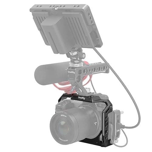 SmallRig Aluminum Alloy Cage for Nikon Z5 / Z6 / Z7 / Z6II / Z7II Camera with Built-in NATO Rail and Cold Shoe Mount for Microphone and Light 2926 thumbnail 8