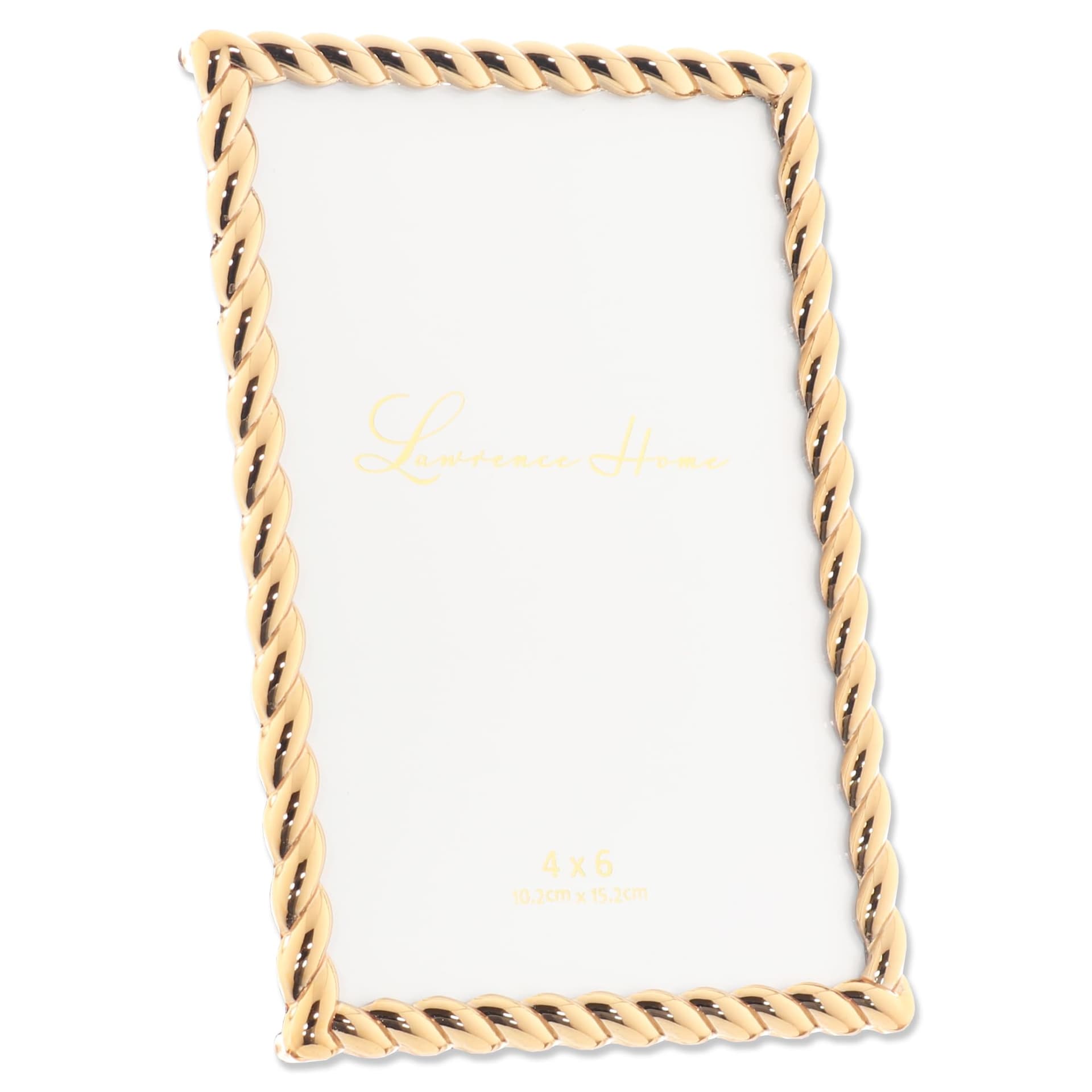 4x6 Golden Rope Picture Frame thumbnail 3