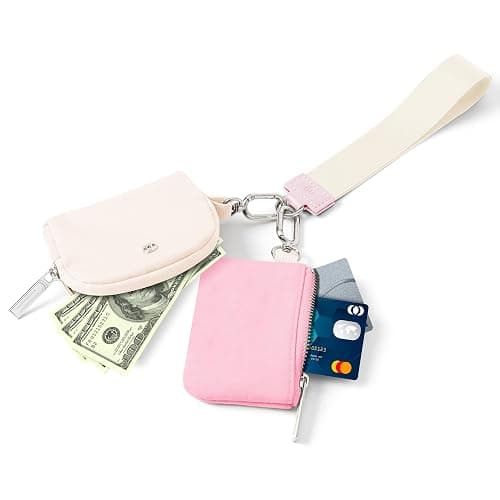 Mum's Memory Mini Zip Around Wristlet Wallets for Women -KeyChain Wallet with Detachable Dual Pouch Wristlet -Key Chain Coin Purse Small Wallets thumbnail 4