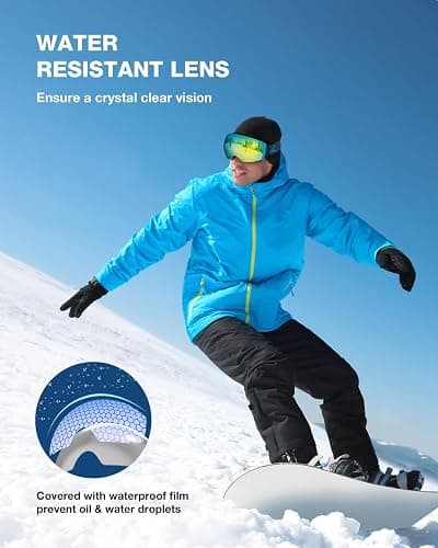 ZIONOR X4 Ski Goggles Magnetic Lens - Snowboard Goggles for Men Women Adult - Snow Goggles Anti-fog UV Protection thumbnail 7