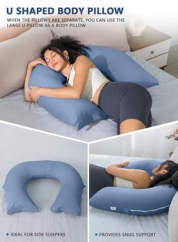 INSEN Reading Pillow, Back Pillow for Sitting in Bed and Couch | Backrest Pillow, Gaming Pillow for Adults, Sit Up Support for Bed thumbnail 6