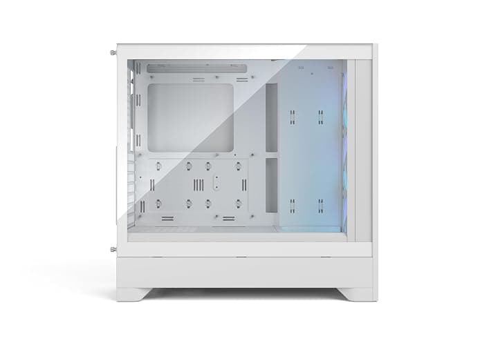 Fractal Design Pop 2 Air White RGB - Tempered Glass - Performance Airflow PC Gaming Case - Mesh Front Panel - Three 120 mm RGB Fans Included - Spacious Interior - ATX/mATX/ITX Motherboard Support thumbnail 3
