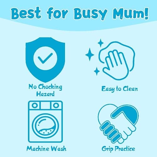 babygoal Ocean Blue Pacifier Clips, 6 Pack Binky Paci Holder Clips Leashes Fits for Most Pacifiers and Binkies 6PS12 thumbnail 6