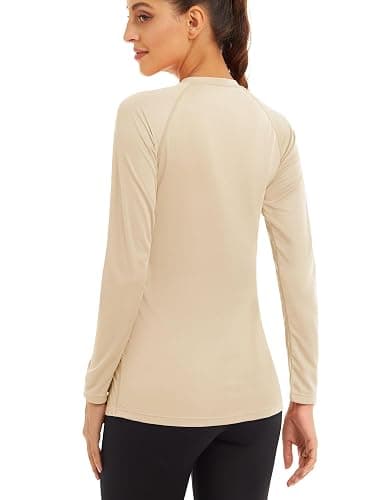 MAGCOMSEN Women's Long Sleeve Shirts UPF 50+ Sun Protection Shirts for Hiking Fishing Workout Rash Guard thumbnail 2