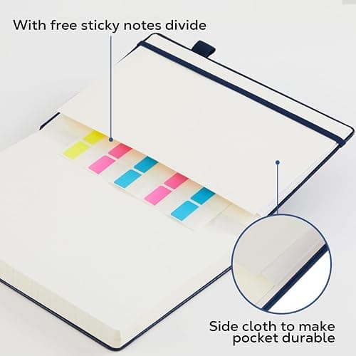 FOCUS DAY Lined Journal Notebook for Women/Men Writing Work, 320 Pages Hardcover Pink Leather Daily Diary Journals Note book College Ruled for Note Taking, A5 (5.7'' X 8.4'') thumbnail 6