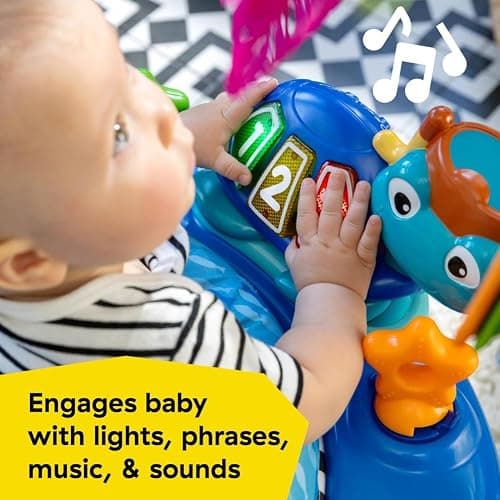 Baby Einstein Neptune's Ocean Discovery Activity Baby Jumper Activity Center, Ages 6 Months +, Max Weight 25 lbs., Unisex thumbnail 7