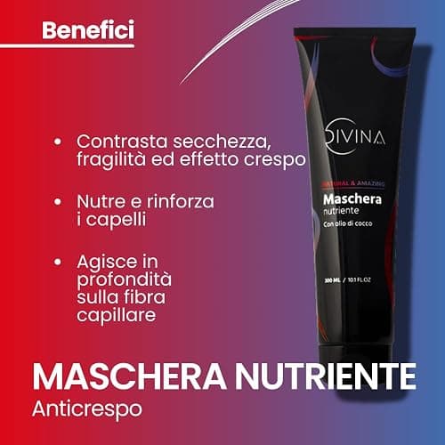 Kit Definizione Idratante per capelli mossi, ricci, super ricci e afro Natural&Amazing di DIVINA BLK, 4 prodotti inclusi, trattamento completo thumbnail 3