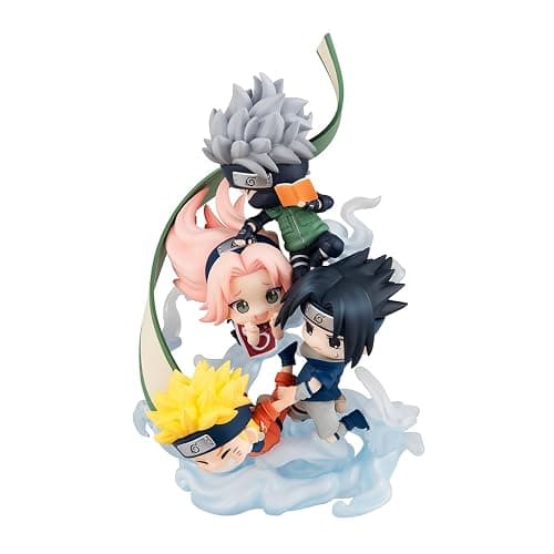 BANDAI Naruto Shippuden Figure - Gather Here Team 7! (with Gift) - MegaHouse | Collectible Set with Naruto, Sasuke, Sakura and Kakashi | Limited Edition | Official Anime Fans Product thumbnail 6