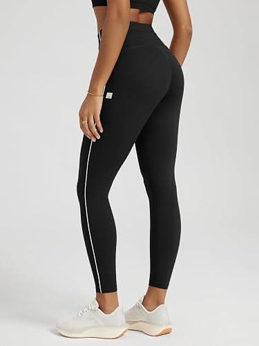 ODODOS Women's Drawstring Tie Daily Leggings 25" / 28" High Waist Workout Yoga Pants thumbnail 6
