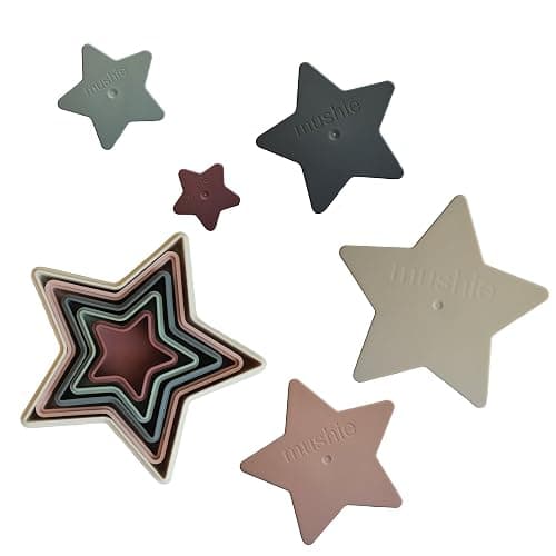 mushie Nesting Stars Toy | Made in Denmark (Original) - Original - Image 1